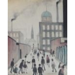 LAURENCE STEPHEN LOWRY (1887-1976); a signed limited edition coloured print,