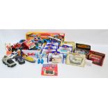 A quantity of various toy vehicles including boxed Oxford diecast limited edition examples,