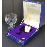 A Stuart Crystal limited edition chalice, no.