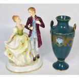A Royal Doulton figurine HN2735 'Young Love' and a Royal Doulton limited edition no.