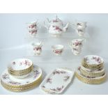 A Royal Albert, 'Lavender Rose' part tea and dinner service comprising dinner plates, side plates,