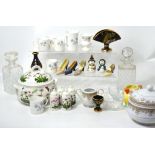 A quantity of ceramics and glassware to include Wedgwood 'Ice Rose' pattern teaware,