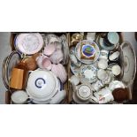 A quantity of teaware and decorative ceramics to include Royal Doulton H5130 'Regalia' pattern