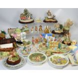 A large quantity of mainly Border Fine Arts Beatrix Potter collectors' items to include figure