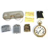 A gentlemen's Bracher & Sydenham Reading eight day Goliath pocket watch,