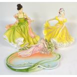 Two Royal Doulton figurines HN2379 'Ninette', HN5467 'Pretty Ladies,