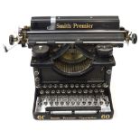 An early 20th century Smith Premiere American made model 60 typewriter.