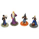 Four Royal Doulton Harry Potter figures HPFIG6 'Headmaster Albus Dumbledore',