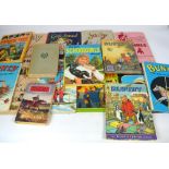 A quantity of annuals to include Judy and Bunty annuals.