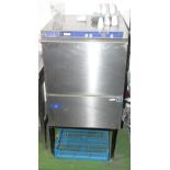 A Chef Quip by Lan Elec stainless steel glass washer.