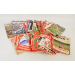 A large quantity of football match programmes from 1960's, mainly Manchester United home and away,