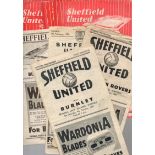 Sheffield United Football Programmes: Home programmes 1947 to 1957 (26).