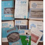 Manchester City Home Match Football Programmes 1960s onwards: all 1965/6 to 1970/1,