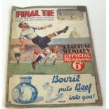 Arsenal v Newcastle United, 1932 FA Cup Final match programme.