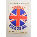 A rare booklet for the City of Manchester Art Galleries, Football World Cup 1966 exhibition,