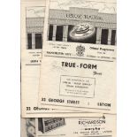 Luton Town Football Programmes: Home programmes 1956 to 1960 (58).