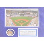 A photograph of the Dodger Stadium - The Home of the Los Angeles Dodgers,