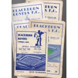 Blackburn Rovers Football Programmes: Home programmes 1953 to 1960 (76).