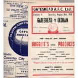 Oldham Football Programmes: Home and away programmes 1958 and 1959 (43).