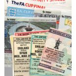 Football Tickets: a large quantity of football tickets with many from Wembley 1952 (143).