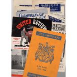 Portsmouth Football Programmes: Away programmes 1947 to 1959 (47).