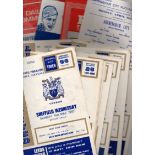 Leeds United Football Programmes: Home and away programmes 1964 to 1969, approx 150.