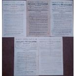 1940s Gillingham Football Programmes: All Home Matches v R.E.