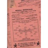 Tottenham Football Programmes: Pink home programmes 1937 to 1946 (11).