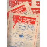 Southampton Football Programmes: Home programmes 1946 to 1948 (6).