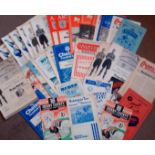 Manchester City Away Match Football Programmes 1940s/50s: Including v Derby County 1948/9 (x2),