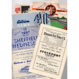 Reserve Football Programmes: Quantity of 1950s and 1960s programmes (40).