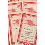 Arsenal Football Programmes: Home programmes 1947 and 1948 (13).