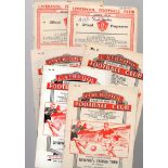 Liverpool Football Programmes: Home programmes 1950 to 1962 (40).