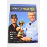TIGER WOODS; a Ryder Cup News magazine 2010,