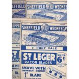 Sheffield Wednesday Football Programmes: home programmes 1936 to 1939 (4).