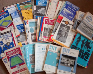 Manchester City Home and Away Match Football Programmes 1960s/70s: including Aways 1957/8 to 1970/1