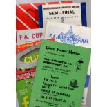 Football Programmes: Football programmes semi final games final matches (23).