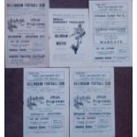 1940s Gillingham Football Programmes: All Home Matches v Merthyr Tydfil (single sheet),