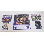 An Everton FC photographic montage celebrating the 1985 European Cup Winners Cup Final triumph,