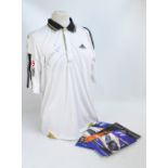 Motor Racing: British Grand Prix programmes 1968 plus 1995 sold with Mercedes Adidas shirt by