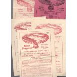 Football Programmes: Chelmsford City home programmes. 1940s and 1950s (15).