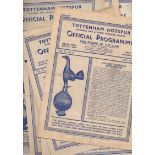 Tottenham Football Programmes: Home programmes 1946 to 1948 (8).