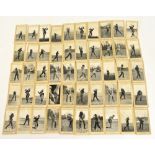 Marsuma Co; Famous Golfers & Their Strokes, 1914, full set of 50 cigarette cards.