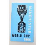 1966 World Cup, Manchester; a 60 page booklet produced by the Publicity Information Office,