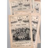 Watford Football Programmes: Home programmes 1958 to 1961 (55).