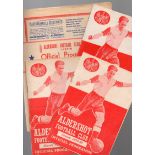 WITHDRAWN Aldershot Football Programmes: Home programmes 1958 to 1968 (52).