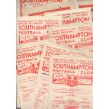 Southampton Football Programmes: Home programmes 1948 to 1950 (11).