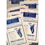 Manchester City Football Programmes: Home issues 1948 and 1949 (25).