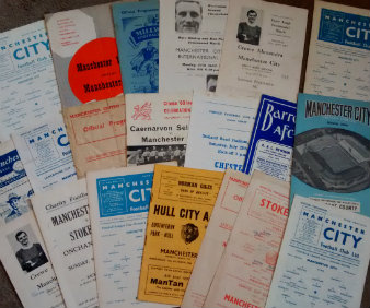 Manchester City Early League Cup Football Programmes etc: including v Stockport County 1960/1,