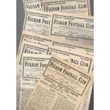 Fulham Football Programmes: Home programmes 1945 and 1946 (22).